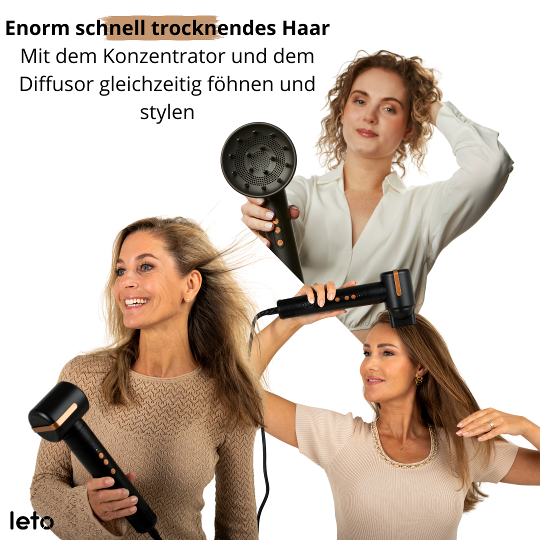 Leto Air7 Airstyler – 7 individuelle Funktionen
