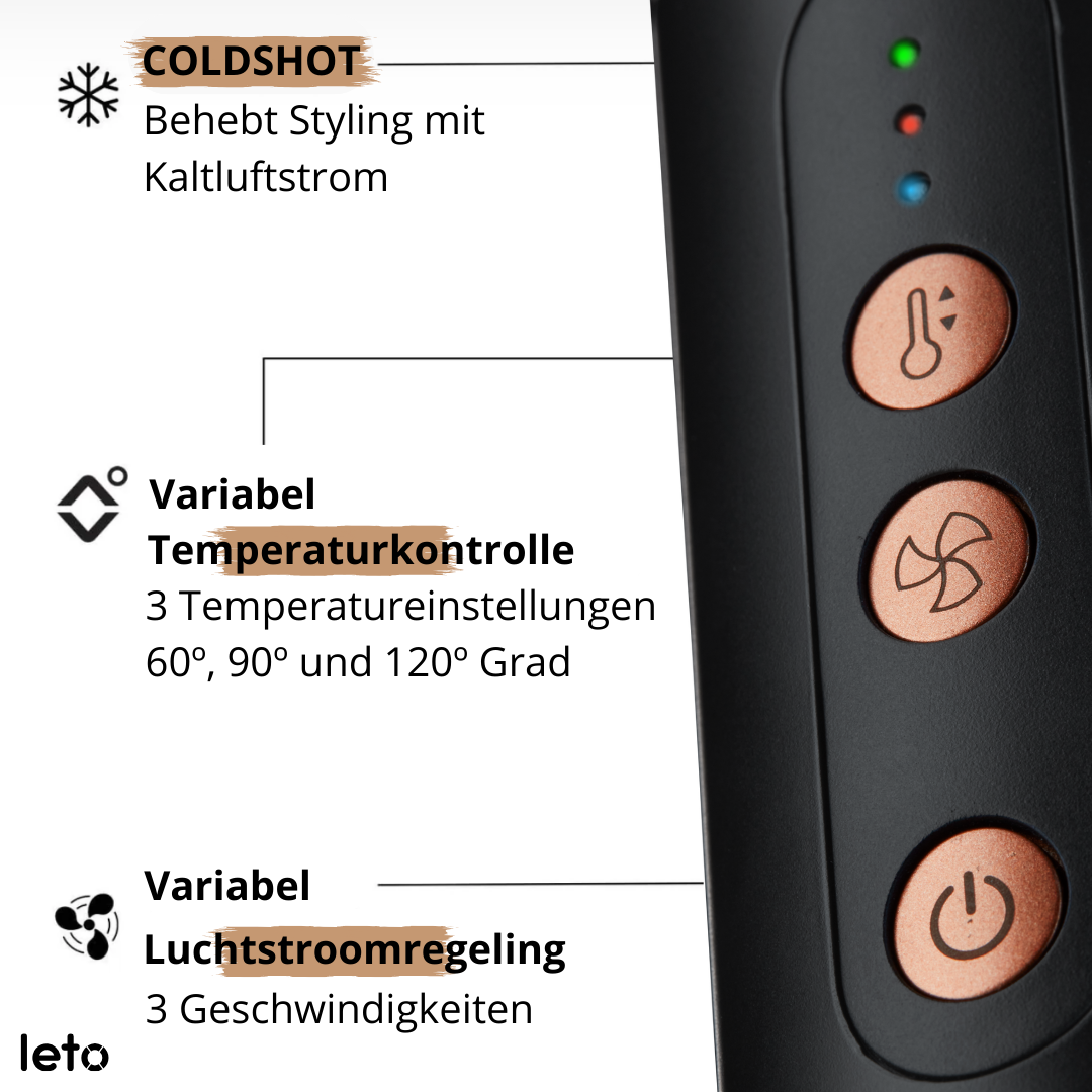 Leto Air7 Airstyler – 7 individuelle Funktionen