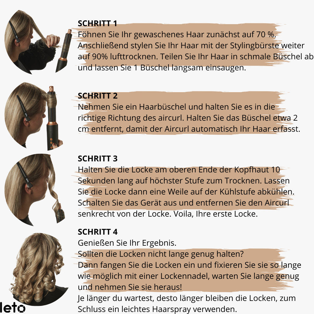 Leto Air7 Airstyler – 7 individuelle Funktionen
